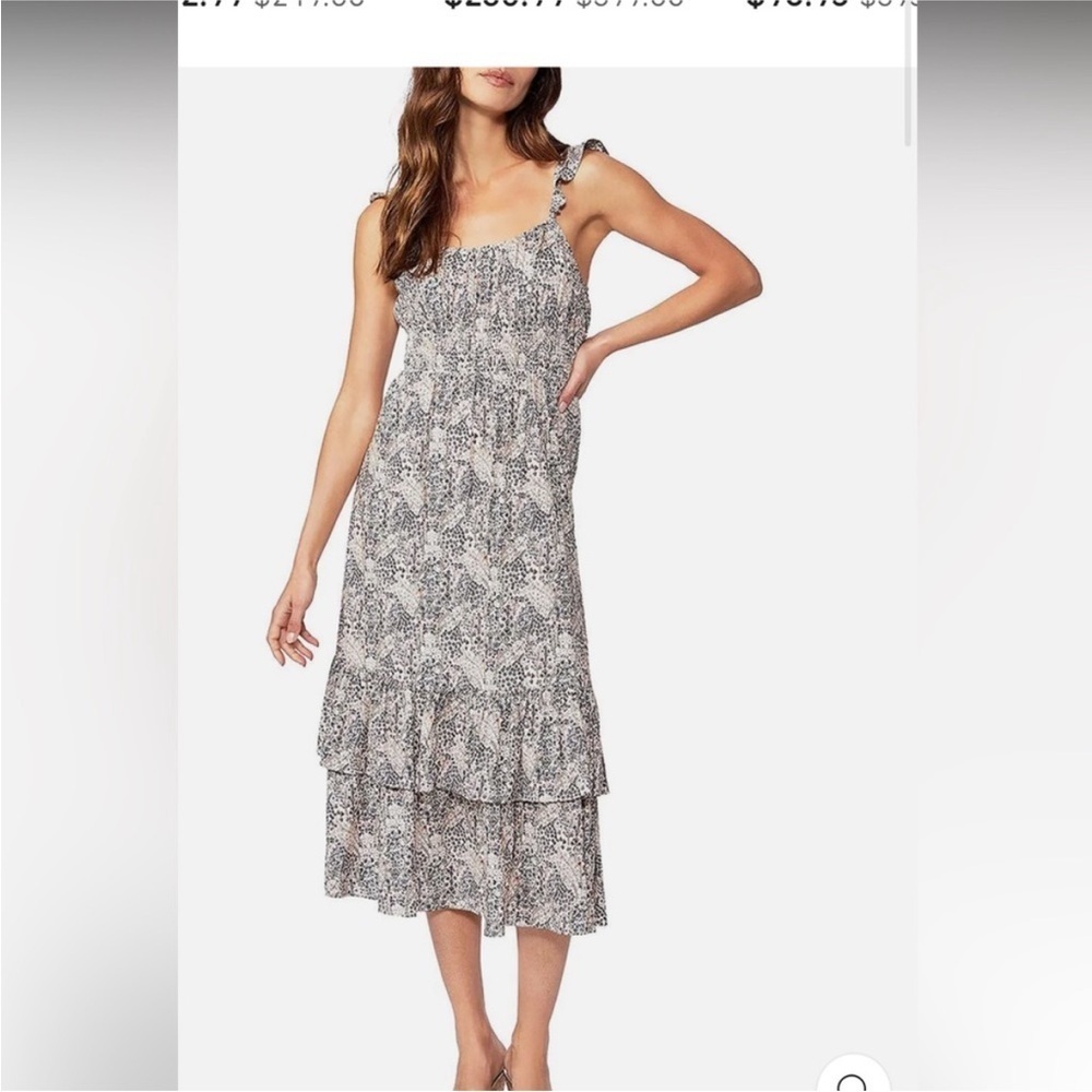 Paige Denim Gisela Smocked Maxi Dress ruffle - Picture 9 of 9